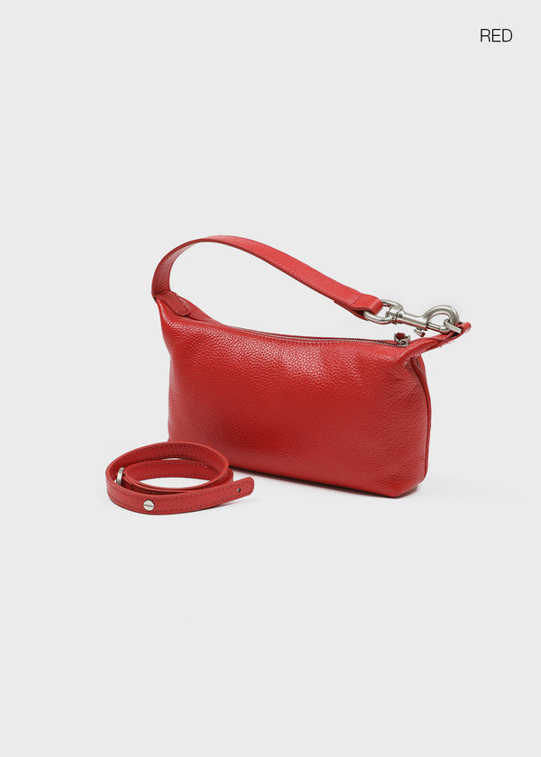 Koiche Buckle Mini Hobo Bag (Genuine Leather)