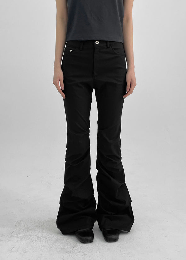 Kessy Shirring Bootcut Pants