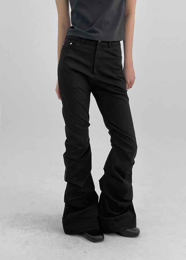 Kessy Shirring Bootcut Pants