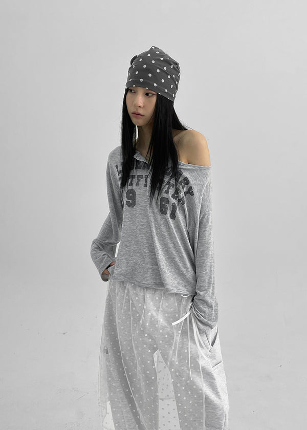 Loonky Loose Fit Graphic Long Sleeve Tee