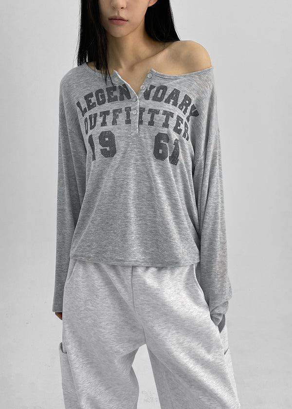 Loonky Loose Fit Graphic Long Sleeve Tee