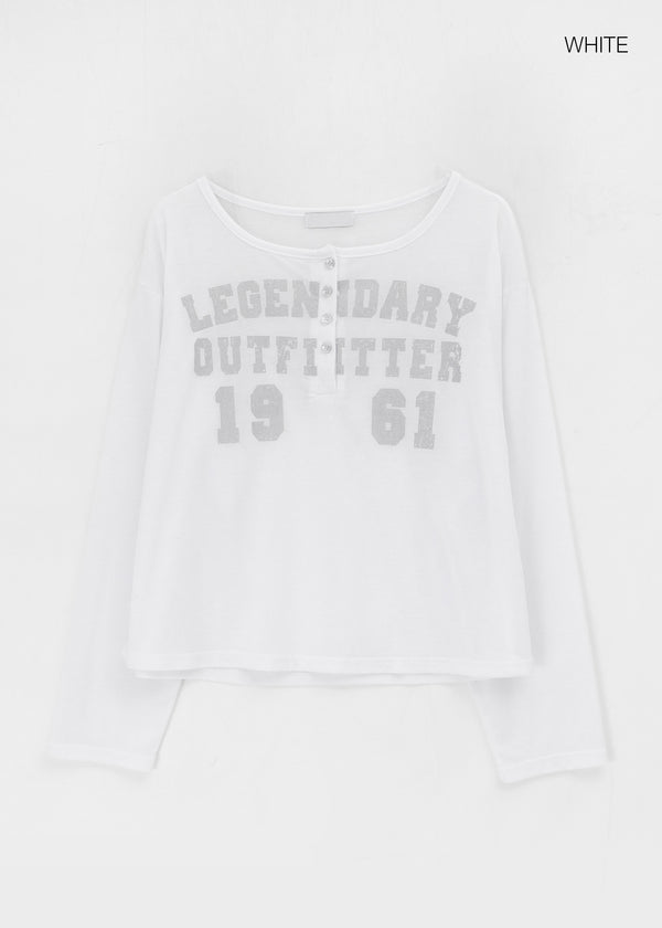 Loonky Loose Fit Graphic Long Sleeve Tee