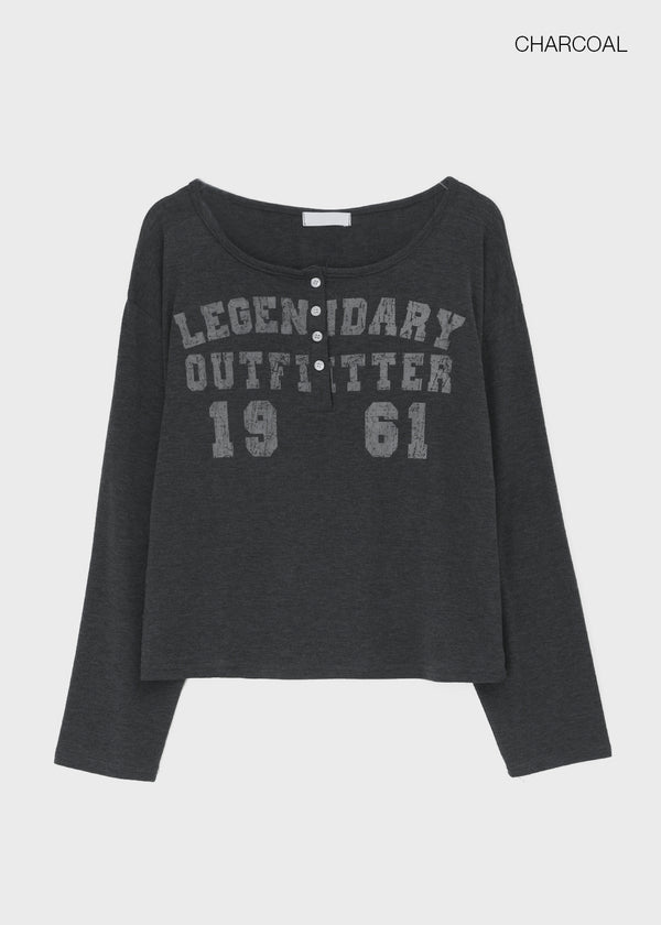 Loonky Loose Fit Graphic Long Sleeve Tee