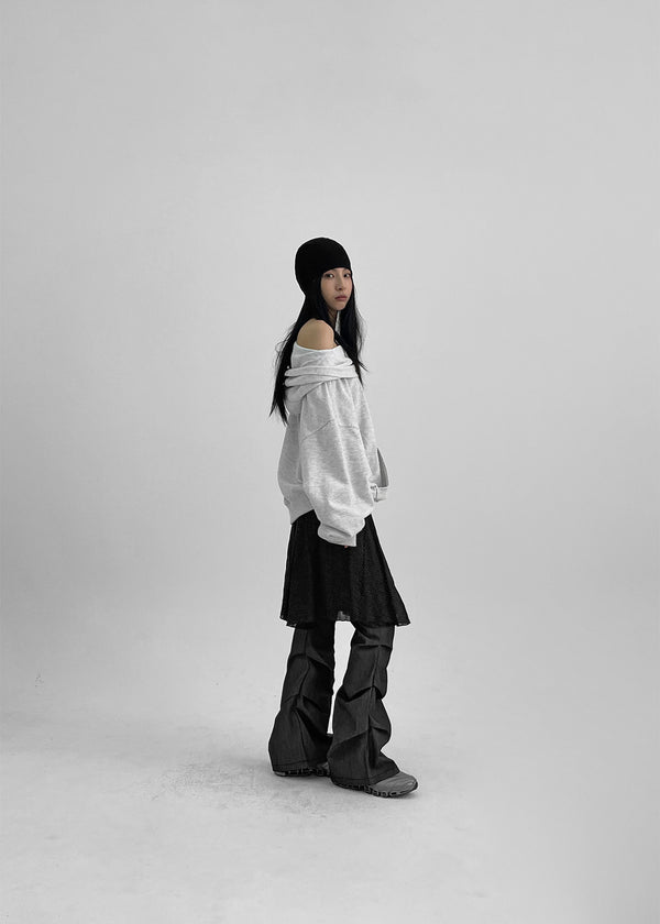 Kessy Shirring Bootcut Pants