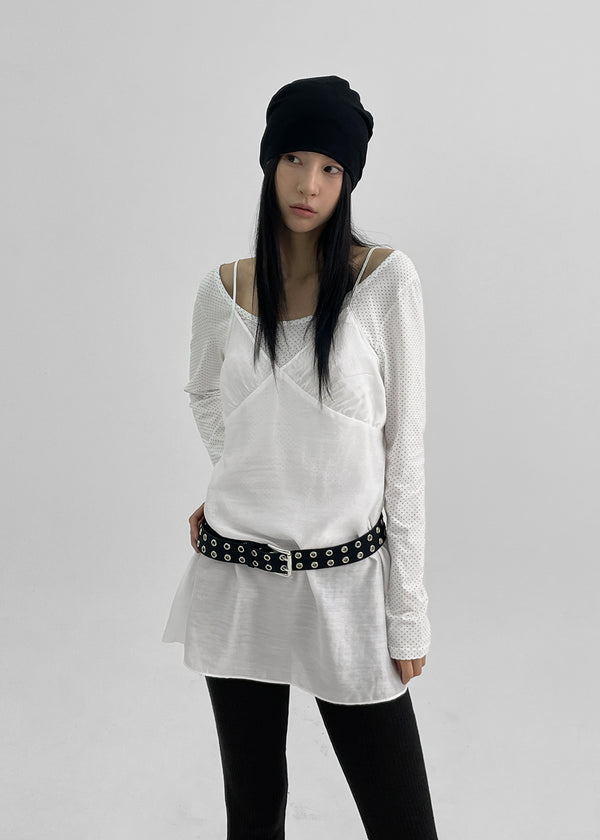 Hawkins Eyelet Leather Belt