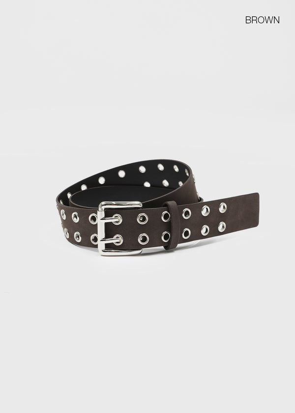 Hawkins Eyelet Leather Belt
