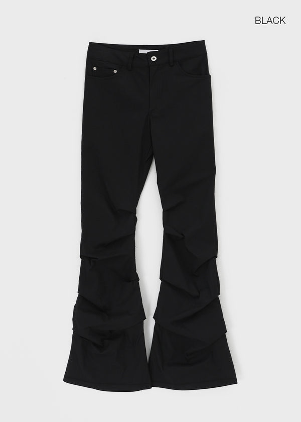 Kessy Shirring Bootcut Pants