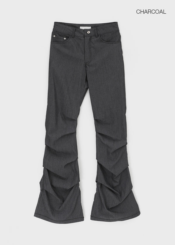 Kessy Shirring Bootcut Pants