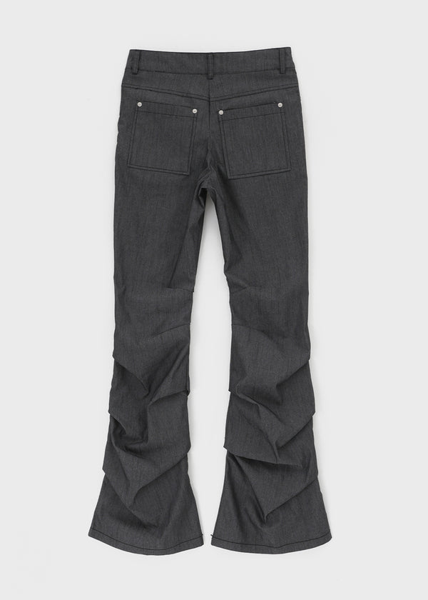 Kessy Shirring Bootcut Pants