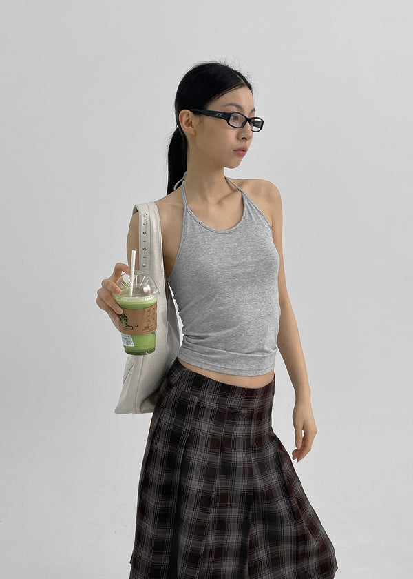 Oiket Strap Halter Tank