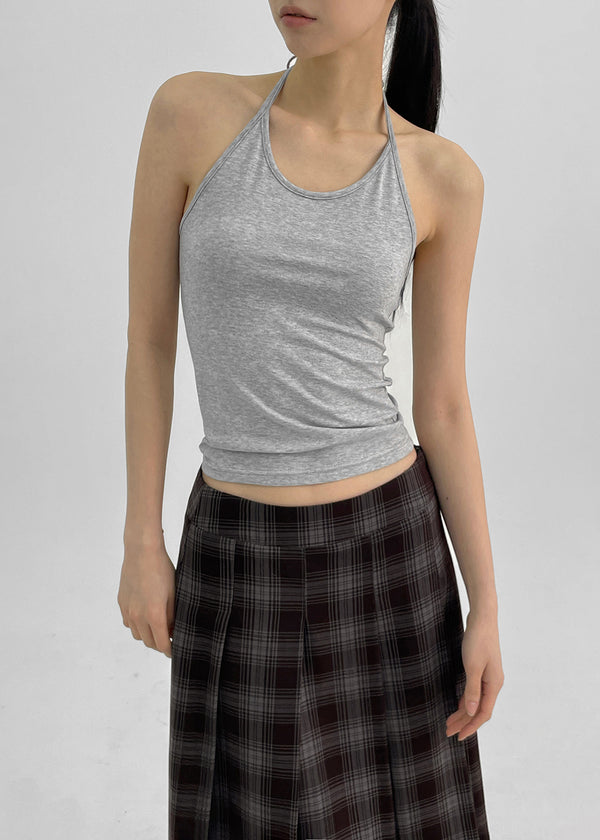 Oiket Strap Halter Tank