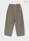 Fulton Back Pocket Balloon Wide Cotton Pants