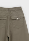 Fulton Back Pocket Balloon Wide Cotton Pants