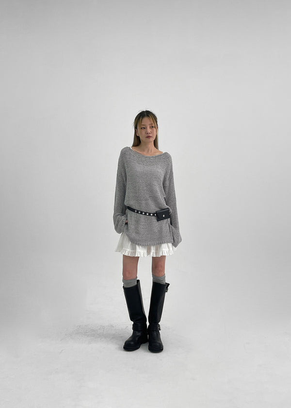 Edinut Stud Leather Cardholder Belt