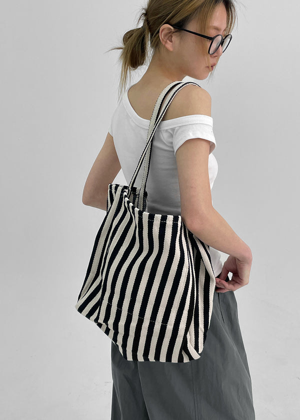 Bichillin Striped Shoulder Bag