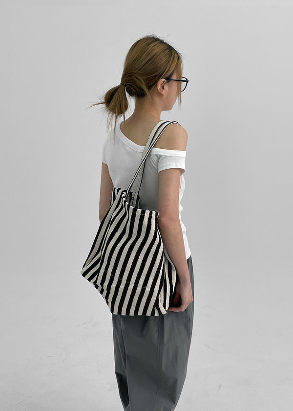 Bichillin Striped Shoulder Bag