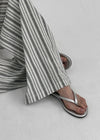 Mohiting Leather Flat Flip-Flops