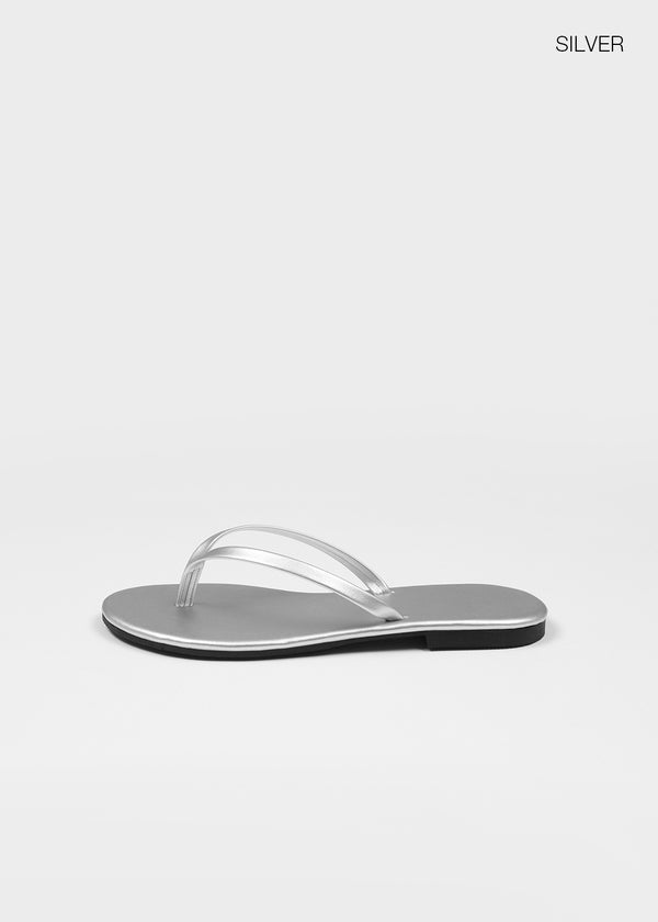 Mohiting Leather Flat Flip-Flops