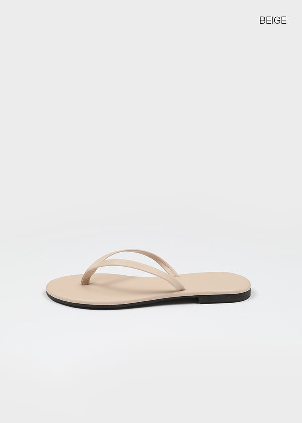 Mohiting Leather Flat Flip-Flops