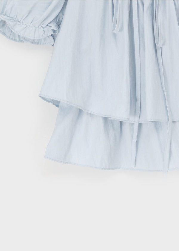 Lamins Crop Frill Blouse