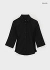 Delong Sheer Slim 3/4 Sleeve Shirt