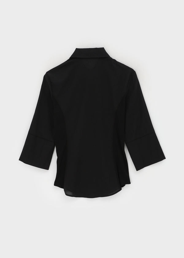 Delong Sheer Slim 3/4 Sleeve Shirt