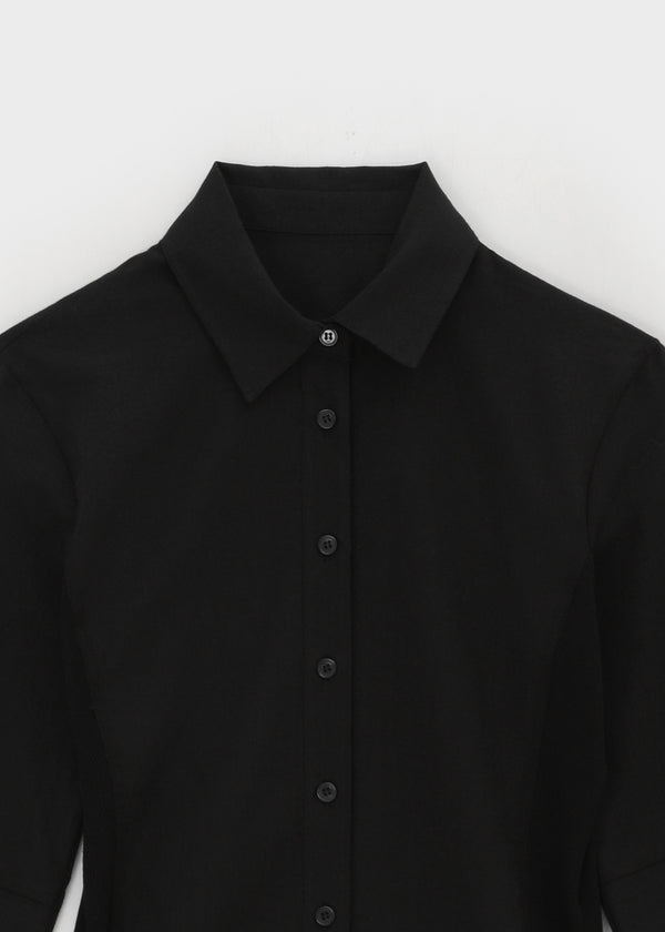 Delong Sheer Slim 3/4 Sleeve Shirt