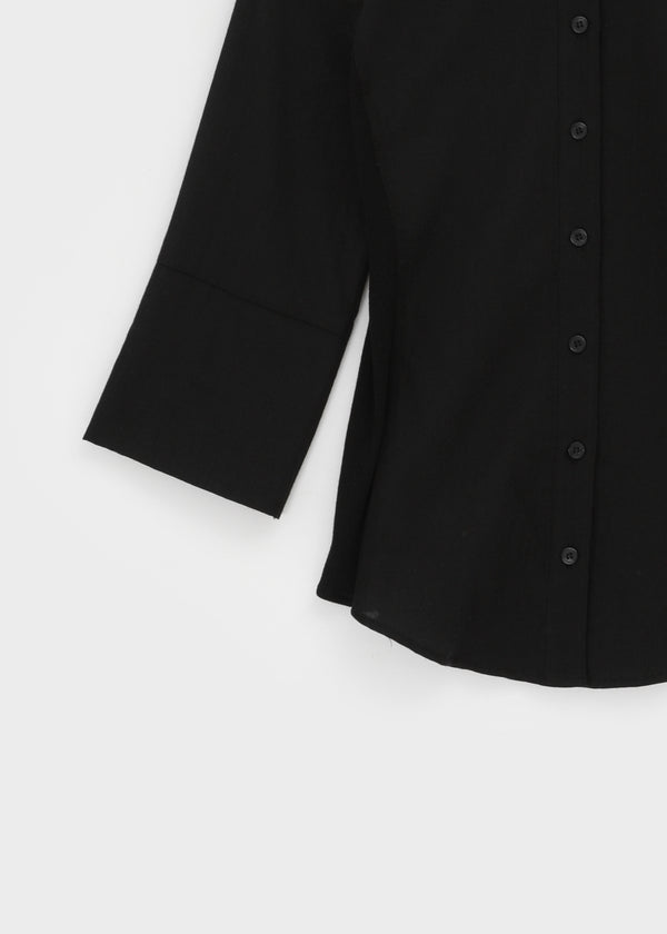 Delong Sheer Slim 3/4 Sleeve Shirt