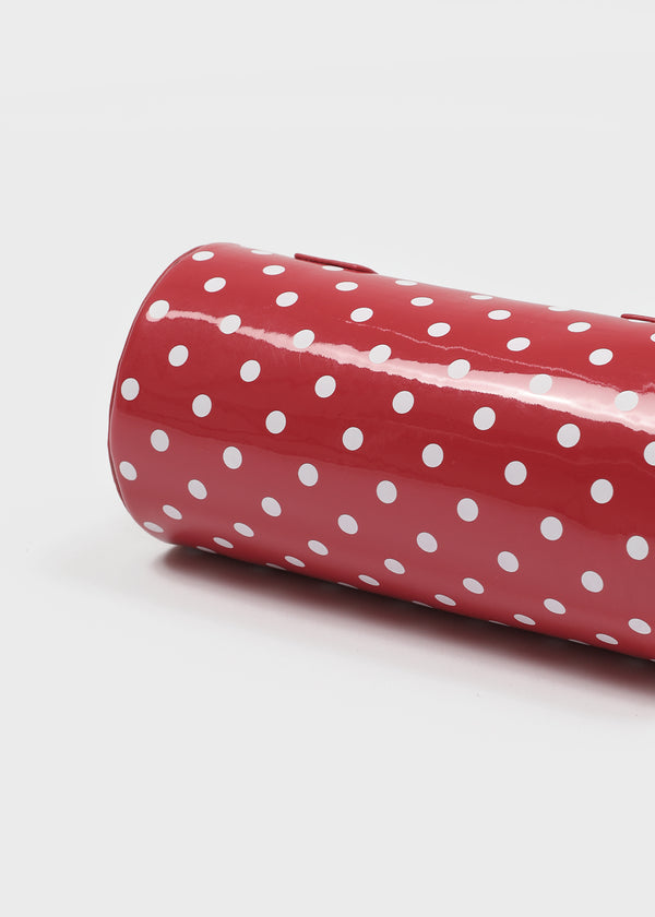 Kingking Dot Enamel Handle Bag