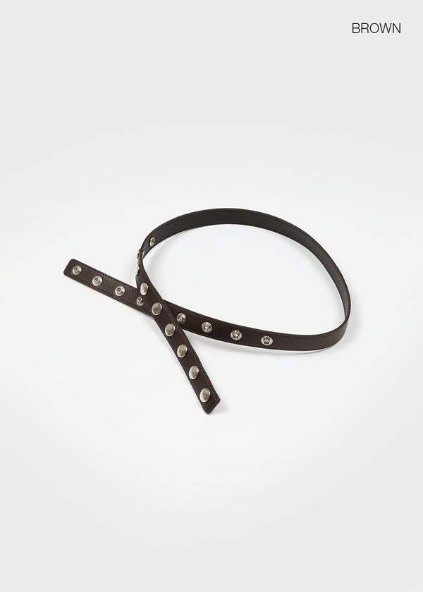 Brugel Snap Button Leather Belt