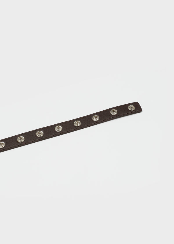 Brugel Snap Button Leather Belt
