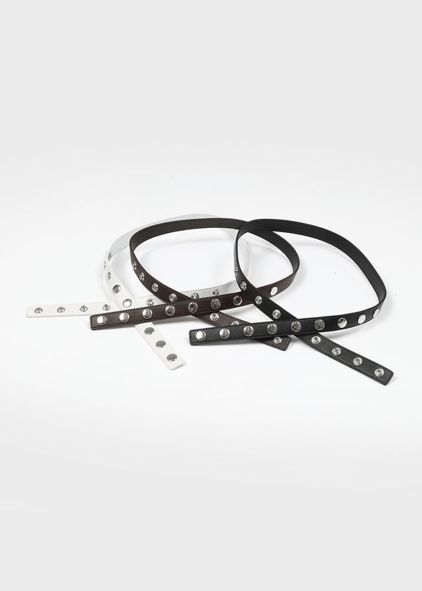 Brugel Snap Button Leather Belt