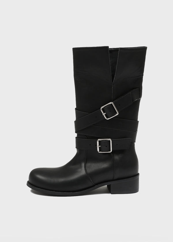 Partikan Two-Way Buckle Mid Boots
