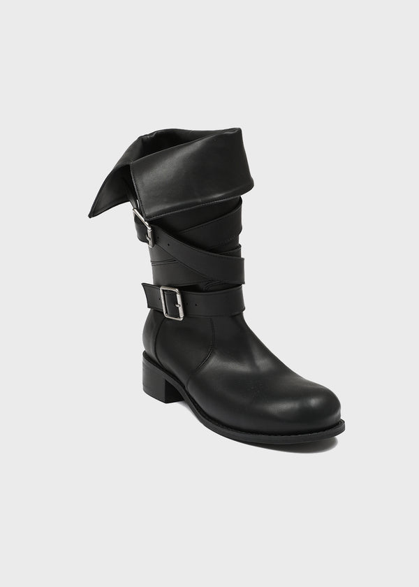 Partikan Two-Way Buckle Mid Boots