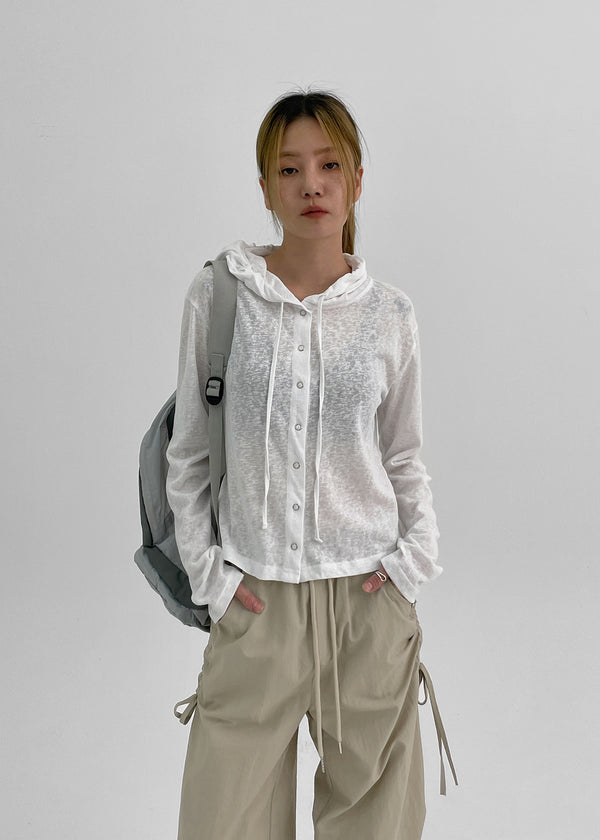 Folk String Nylon Banding Pants
