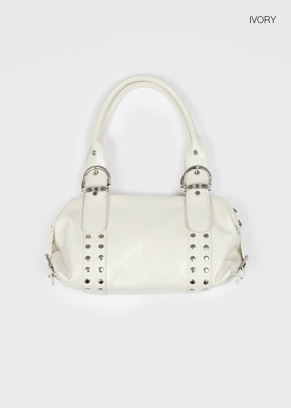 Camille Studded Leather Shoulder Bag