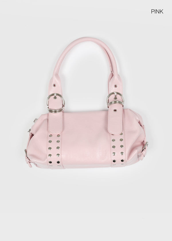 Camille Studded Leather Shoulder Bag