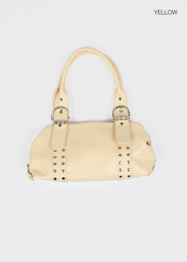 Camille Studded Leather Shoulder Bag