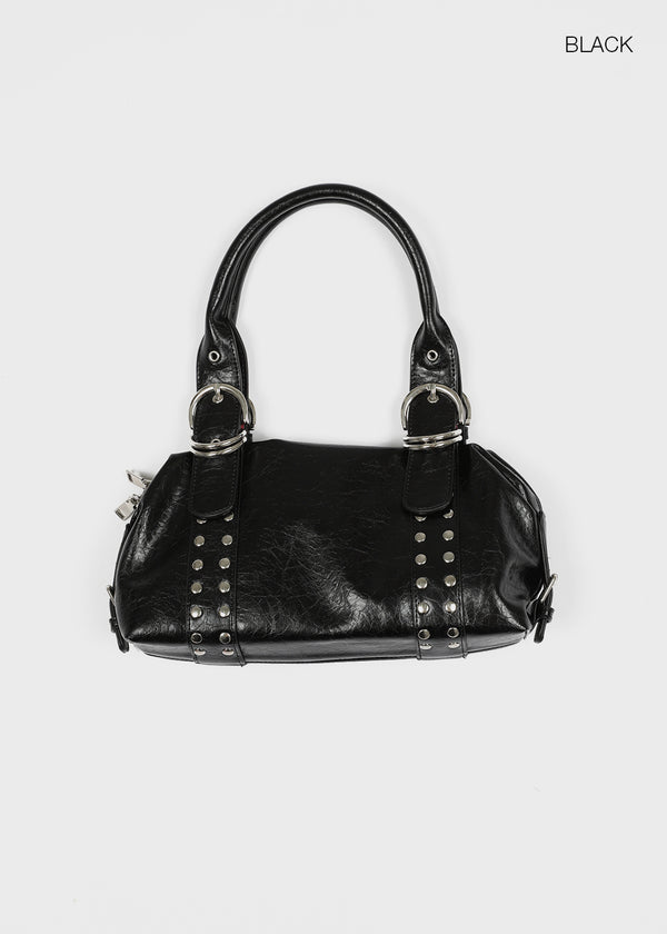 Camille Studded Leather Shoulder Bag
