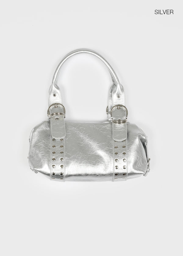 Camille Studded Leather Shoulder Bag