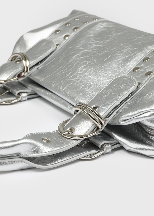 Camille Studded Leather Shoulder Bag