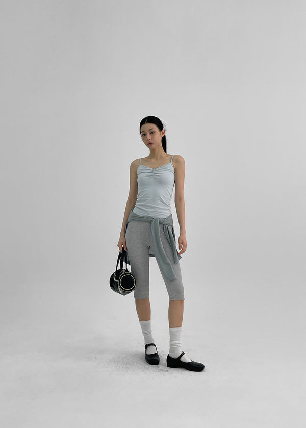Ultnur Shirred Dot Tank Top