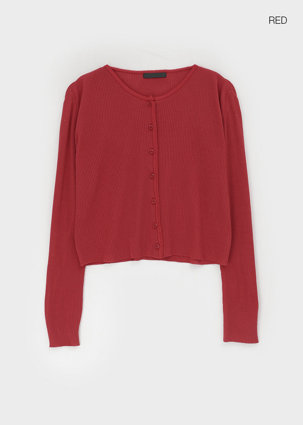 Elzip Summer Round Knit Cardigan