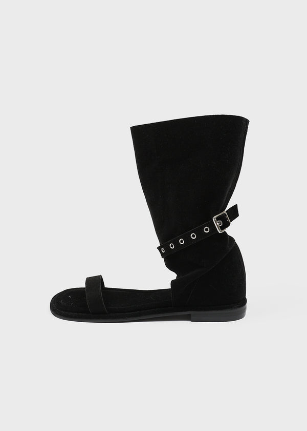 Tidy Eyelet Suede Mid Boots