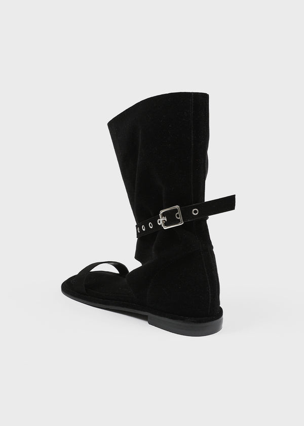 Tidy Eyelet Suede Mid Boots