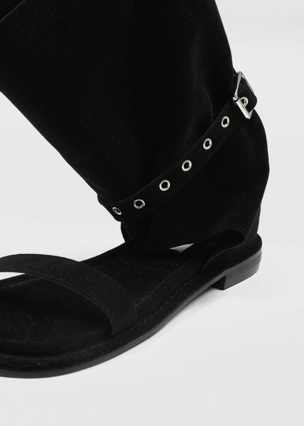 Tidy Eyelet Suede Mid Boots