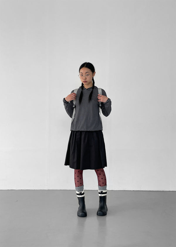 Dunang Summer Piping Stripe Hoodie