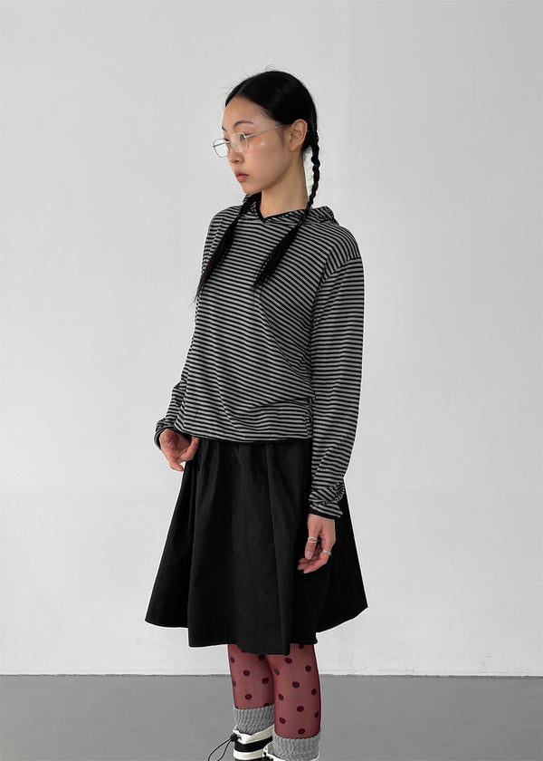 Dunang Summer Piping Stripe Hoodie