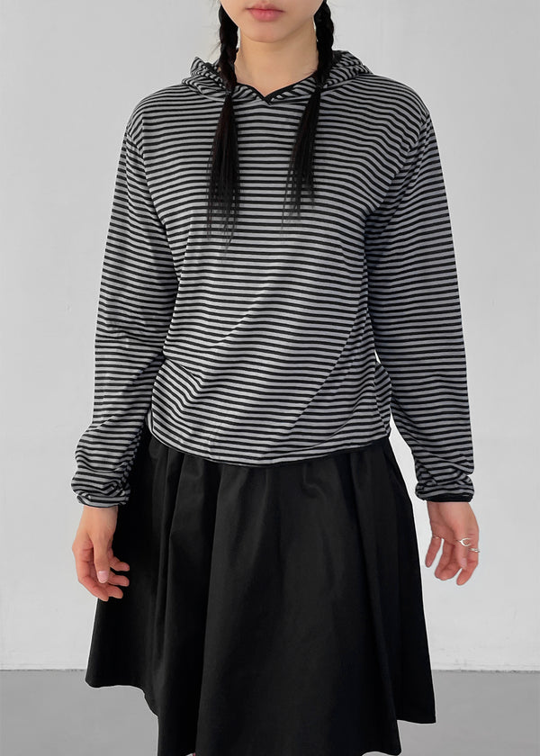 Dunang Summer Piping Stripe Hoodie