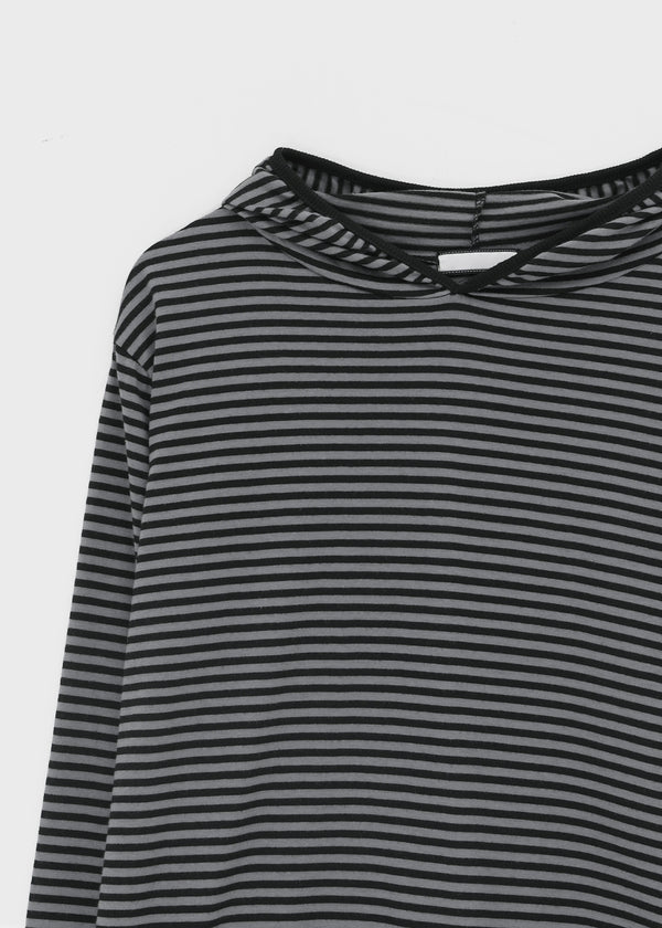 Dunang Summer Piping Stripe Hoodie